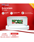 Mirage ตู้แช่หมูสด เนื้อสด ไก่สด อาหารสด รุ่น FPD169DG ขนาด 164 ซม. ขนาด 18.2 คิว กระจกใส มีล้อ รับประกันคอมเพรสเซอร์ 5 ปี